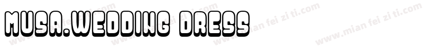 MUSA.Wedding dress字体转换